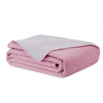 Lovatiesė Restilo Softa, pale pink/pearl silver sp., 260 cm x 280 cm