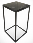 Kavos staliukas Kalune Design Pure, juoda sp., 35 cm x 35 cm x 62 cm
