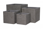 Gėlių vazonas Domoletti LT24948-2S, keramika/molis, &Oslash; 30 cm, pilka sp.