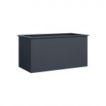 Gėlių vazonas Hatis Metallic, metalas, 150 cm x 75 cm, antracito sp.