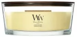 Žvakė, aromatinė WoodWick Yuzu & Vetiver, 40 - 65 h, 453 g, geltona sp.