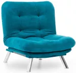 Atlo&scaron;iamas krėslas Hanah Home Misa Solo Petrol, žalia sp., 105 cm x 88 cm x 90 cm