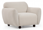Krėslas Hanah Home Eddy 560ARE1720, kreminė sp., 86 cm x 90 cm x 86 cm