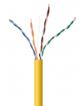 Tinklo kabelis Gembird CAT5e UTP LAN UPC-5004E-SOL-Y, 305 m, geltona sp.