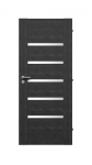Vidaus durų varčia Domoletti Enzo, de&scaron;ininės, antracito ąžuolo sp., 203 x 74.4 x 4 cm