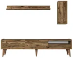 Sekcija Kalune Design Valensiya 845HCT5345, rie&scaron;uto sp., 45 cm x 180 cm x 35 cm, 3 vnt.