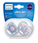 Čiulptukas Philips Avent Ultra Air, nuo 6 mėnesių, mėlyna sp./žalia sp./rožinė sp.