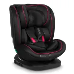 Automobilinė kėdutė Lionelo Bastiaan I-Size, juoda sp./raudona sp., 40 - 150 cm