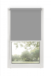 Ritininė užuolaida Mini SV-09 SV-09, &scaron;viesiai pilka sp./sidabro sp. i&scaron;orė, 125 cm x 150 cm