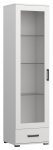 Vitrina ADRK Frazio, balta sp., 40 cm x 50 cm x 186 cm