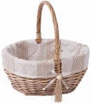 Krep&scaron;elis Home4you Willi Stripe 61050, medvilnė/gluosnis, 33 cm x 25 cm