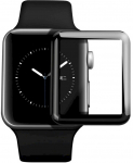 Apsauginis stikliukas Fusion Accessories TG-TGC-AW42MM-BK, skaidri/juoda