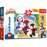 Dėlionė Trefl Marvel Spidey And His Amazing Friends 17371T, 33 cm x 22 cm, 60 vnt., įvairių spalvų