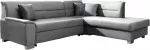 Kampinė sofa Bergen Monolith 85, pilka sp., de&scaron;ininė, 208 x 250 cm x 87 cm
