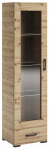 Vitrina ADRK Frazio, artisan oak, 40 cm x 50 cm x 186 cm