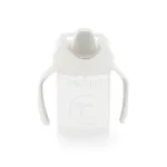 Puodelis su snapeliu Twistshake Mini 78053, 230 ml, 4 mėn., 8 cm, silikonas/polipropilenas (pp)/termoplastinė guma (tpe), balta sp.
