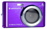Skaitmeninis fotoaparatas AgfaPhoto Compact Cam DC5200, violetinė sp.