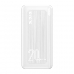 Ne&scaron;iojamas įkroviklis (Power bank) Dudao, 20000 mAh, balta sp.
