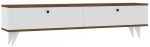 TV staliukas Kalune Design Paris, rie&scaron;uto sp./ruda sp., 160 cm x 25 cm x 35 cm