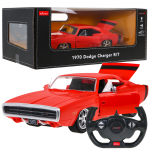 Rc automobilis Rastar Charger RT 1970, 1:16, raudona sp.