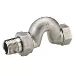 Jungtis Danfoss RTD-CB 15, 1/2 colio - i&scaron;orinis sriegis / 1/2 colio - vidinis sriegis
