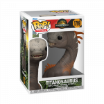 Žaislinė figūrėlė, dinozauras Funko POP! Movies Jurassic World Titanosaurus, 9 cm, pilka