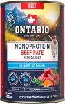 &Scaron;lapias &scaron;unų maistas Ontario Monoprotein Adult, jautiena/morkos, 0.4 kg