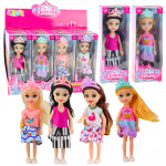 Lėlė Lean Toys Beauty Princess, 14 cm, (spalva/dizainas parenkami atsitiktine tvarka)