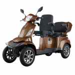Elektrinis keturratis motoroleris HS650.2 PRO EEC, 20000 mAh, 1 kW, ruda sp.