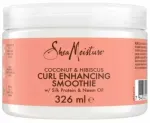 Kaukė plaukams Shea Moisture Coconut & Hibiscus Curl Enhancing Smoothie, 326 ml
