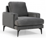 Krėslas Hanah Home Papira 560ARE1704, antracito sp., 90 cm x 80 cm x 88 cm