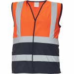 Liemenė universalus Cerva Lynx Duo HV, juoda/oranžinė, L dydis