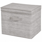 Daiktadėžė su dangčiu, daiktų saugojimo Kuchinox Miami, smėlio sp., 40 x 25 x 30 cm