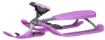 Rogės su vairu Stiga Snowracer, rožinė sp./pilka sp., 120 cm x 52 cm