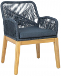 Valgomojo kėdė Home4you Florida 48504, matinė, ruda sp./pilka sp., 58 cm x 66 cm x 83 cm