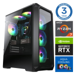Stacionarus kompiuteris Intop RM60420 AMD Ryzen 7 7700X, DDR5 64 GB, SSD 500 GB, Nvidia GeForce RTX5050 8 GB GDDR6