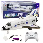 Rc erdvėlaivis Lean Toys Aircraft, balta sp.