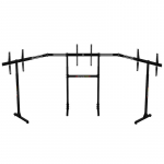 Žaidimų vairas Next Level Racing Free Standing Triple Monitor Stand, juoda sp.