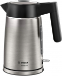 Elektrinis virdulys Bosch TWK5P480, 1.7 l, juoda sp./nerūdijančiojo plieno sp.