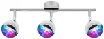 &Scaron;viestuvas lubų Candellux Party 93-67777, LED, 3 x 3 W, sidabro sp./chromo sp. / chromo sp., 8 x 8 cm