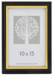 Nuotraukų rėmelis ECO 1303916, 10 cm x 15 cm, aukso sp./juoda sp.