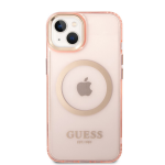 Telefono dėklas Guess GUHMP14SHTCMP, Apple iPhone 14, rožinė sp.