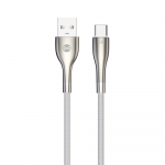 Kabelis Forever Sleek GSM171168 USB, USB Type C, 1 m, sidabro sp.