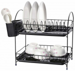 Indų džiovykla Rosberg 55R53000EB, 34 cm x 23 cm x 35.5 cm, plastikas/metalas, juoda sp.