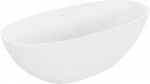 Vonia, laisvai pastatoma Mexen Bari, 165 cm x 75 cm x 55 cm, ovalas, balta sp.
