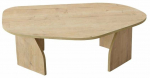 Kavos staliukas Kalune Design Nova, oak, 60 cm x 100 cm x 35 cm