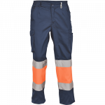 Darbo kelnės vyrams Cerva Bilbao HV, mėlyna sp./oranžinė sp., 56 dydis
