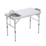 Lauko stalas Hatis, balta sp., 127 cm x 68.5 cm x 91.5 cm