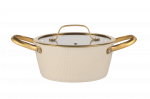 Puodas Maku 654590, 20 cm, 2.4 l, aukso sp.