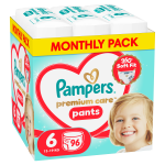 Sauskelnės-kelnaitės Pampers Premium Care Pants, 6 dydis, 13 - 19 kg, 96 vnt.